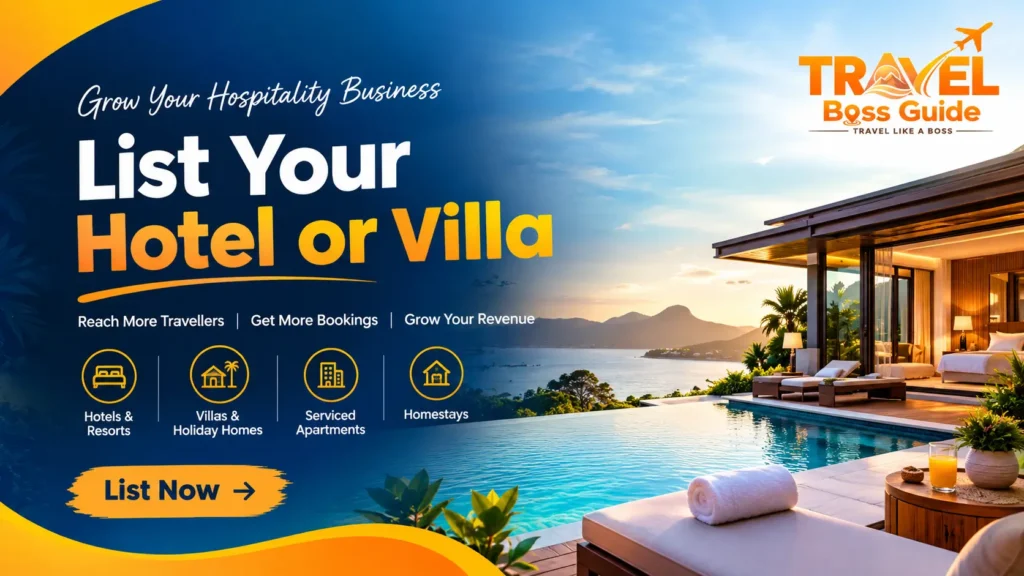 List Your Hotel or Villa